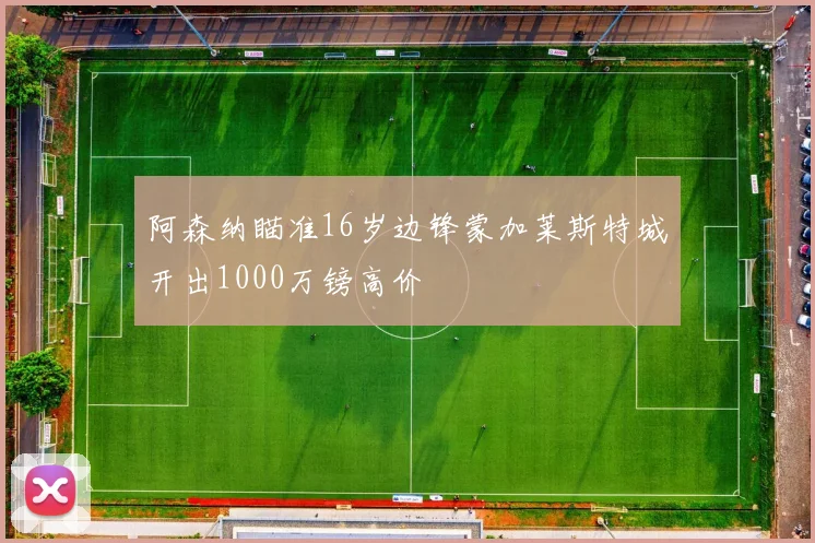 阿森纳瞄准16岁边锋蒙加莱斯特城开出1000万镑高价